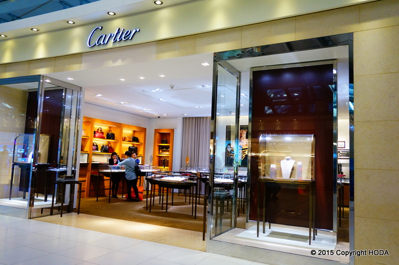 スワンナプーム国際空港　免税店　Cartier