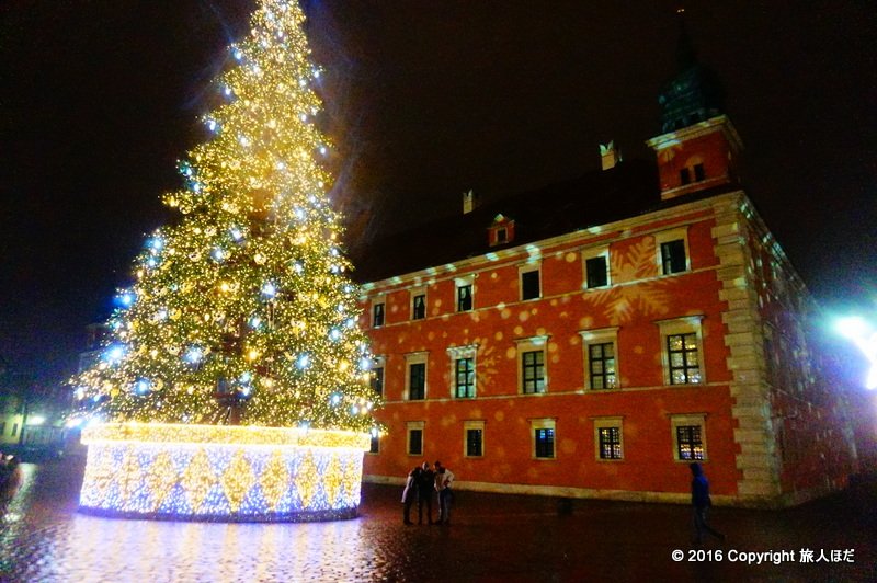ワルシャワ　旧市街　クリスマス