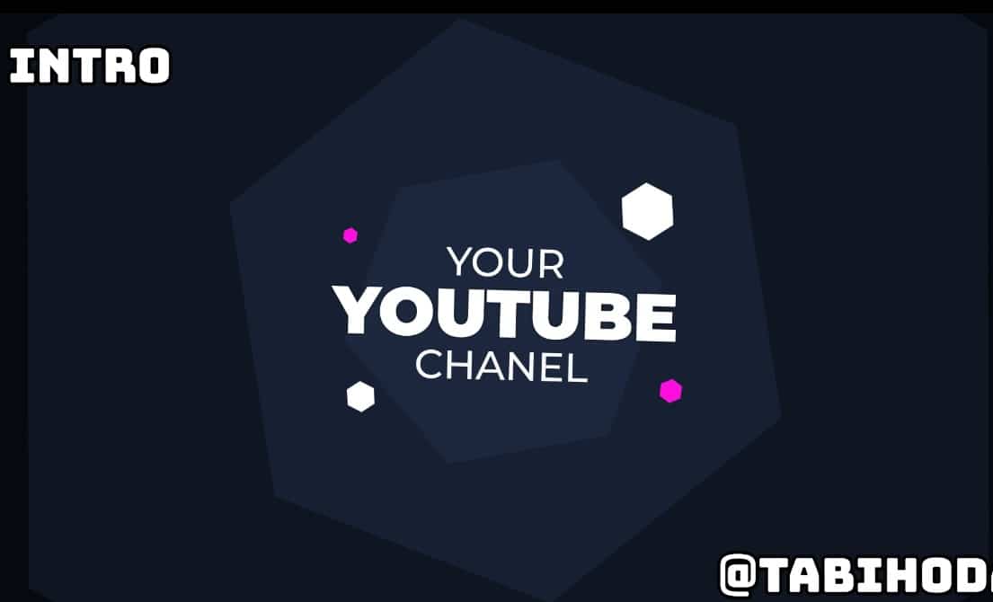 最高にかっこいい Youtubeイントロ動画とチャンネル登録者ボタンのエフェクト After Effect 旅人ほだ